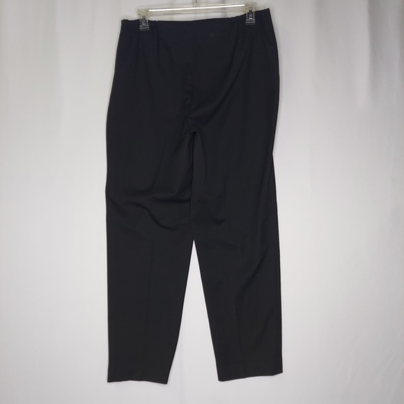 Talbots Pants - Talbots Classic Fit Pants Womens 16W Black Stretch Side Zip Twill NO-Pockets NEW